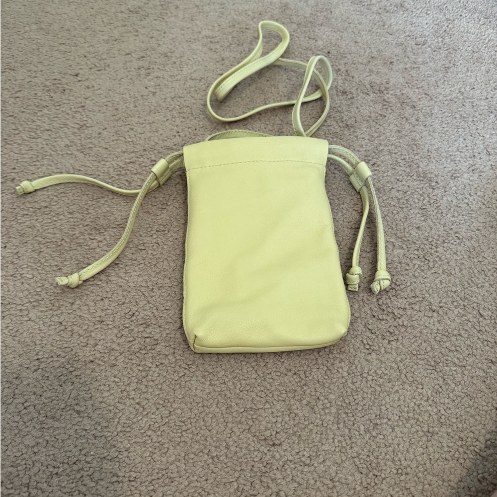 Madewell Yellow Crossbody Pouch Bag BNWT